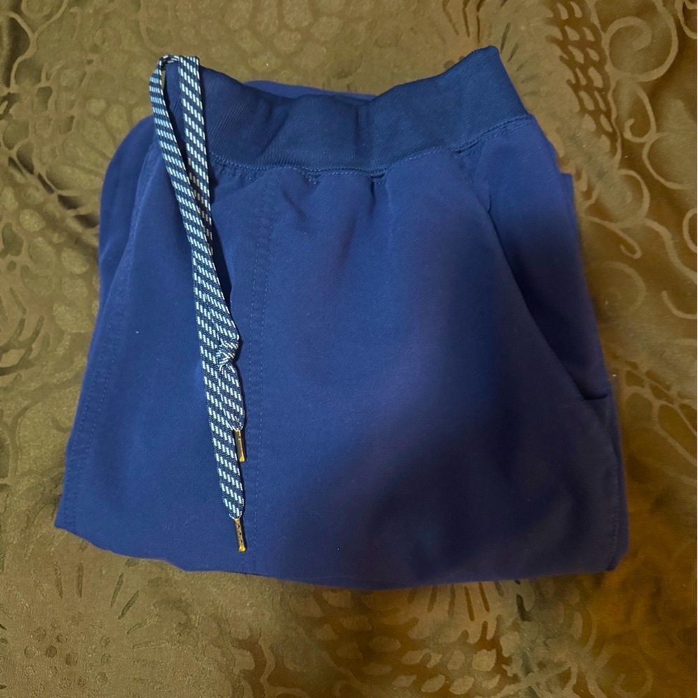 Men's Jaanu Blue Jogger Scrub Pants 1X - Picture 5 of 5